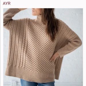 AYR Le Square Sweater in Overnight Oats - XS